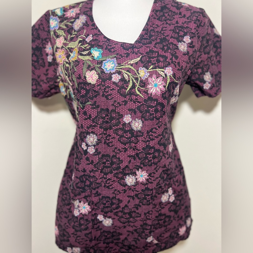 Cherokee Scrub Top, S